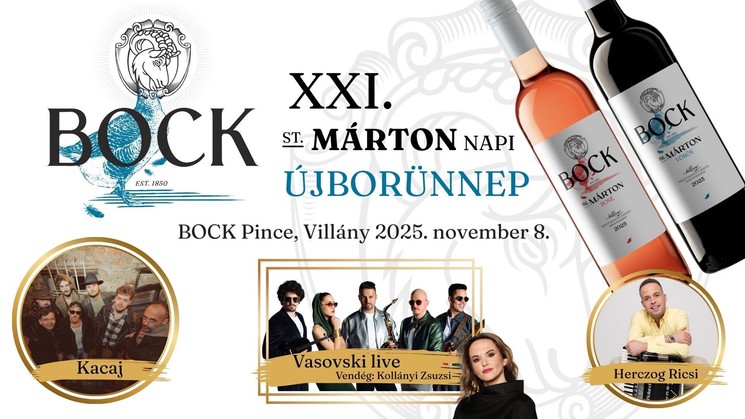 Bock Pince Villány (Márton-nap 2025)